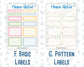 Kit 0260 - Add Ons - April - Pastel Egg Hunt - Planner Stickers