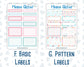 Kit 0246 - Add Ons - December - Gingerbread Sweets - Planner Stickers