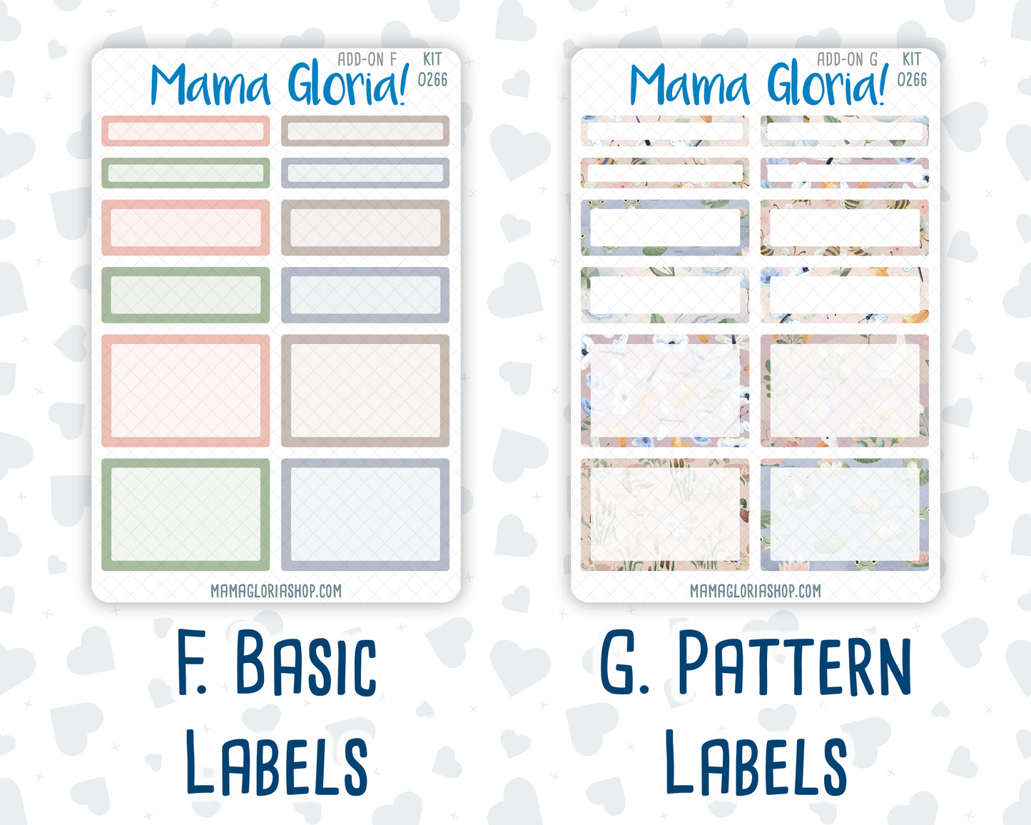 Kit 0266 - Add Ons - May - Froggy Lake Picnic - Planner Stickers
