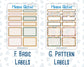 Kit 0243 - Add Ons - November - Boho Autumn - Planner Stickers