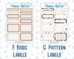 Kit 0303 - Add Ons - November - Into The Woods - Planner Stickers