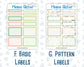 Kit 0256 - Add Ons - March - Froggy Luck - Planner Stickers