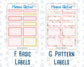 Kit 0294 - Add Ons - September - Rosy Reveria - Planner Stickers