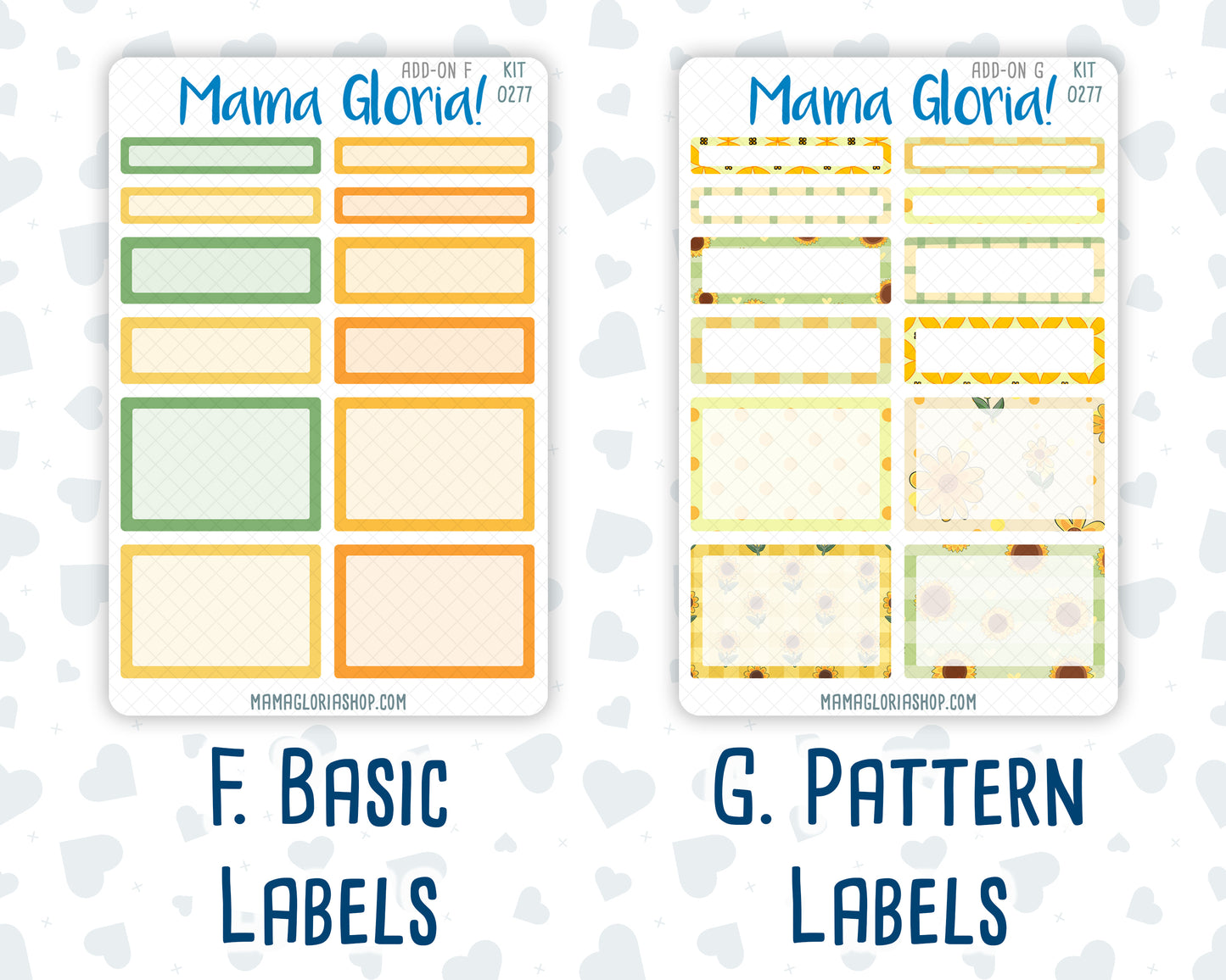Kit 0277 - Add Ons - August - Sunflower Drama Club - Planner Stickers