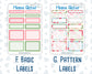 Kit 0276 - Add Ons - July - Melon Crush - Planner Stickers
