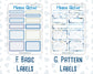 Kit 0249 - Add Ons - January - Icy Lace - Planner Stickers