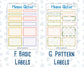 Kit 0280 - Add Ons - Half Past Six In August - Planner Stickers