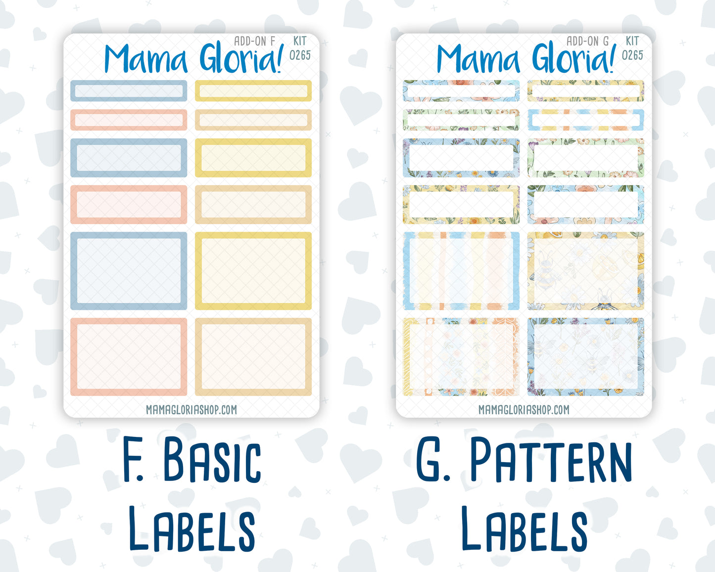 Kit 0265 - Add Ons - May - Honeybee Sky - Planner Stickers