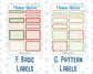 Kit 0231 - Add Ons - August - Backyard BBQ - Planner Stickers