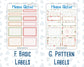 Kit 0308 - Add Ons - December - Knit & Holly - Planner Stickers