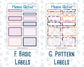 Kit 0236 - Add Ons - October - Sweet & Spooky - Planner Stickers