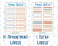 Kit 0261 - Add Ons - April - Llama Spring - Planner Stickers