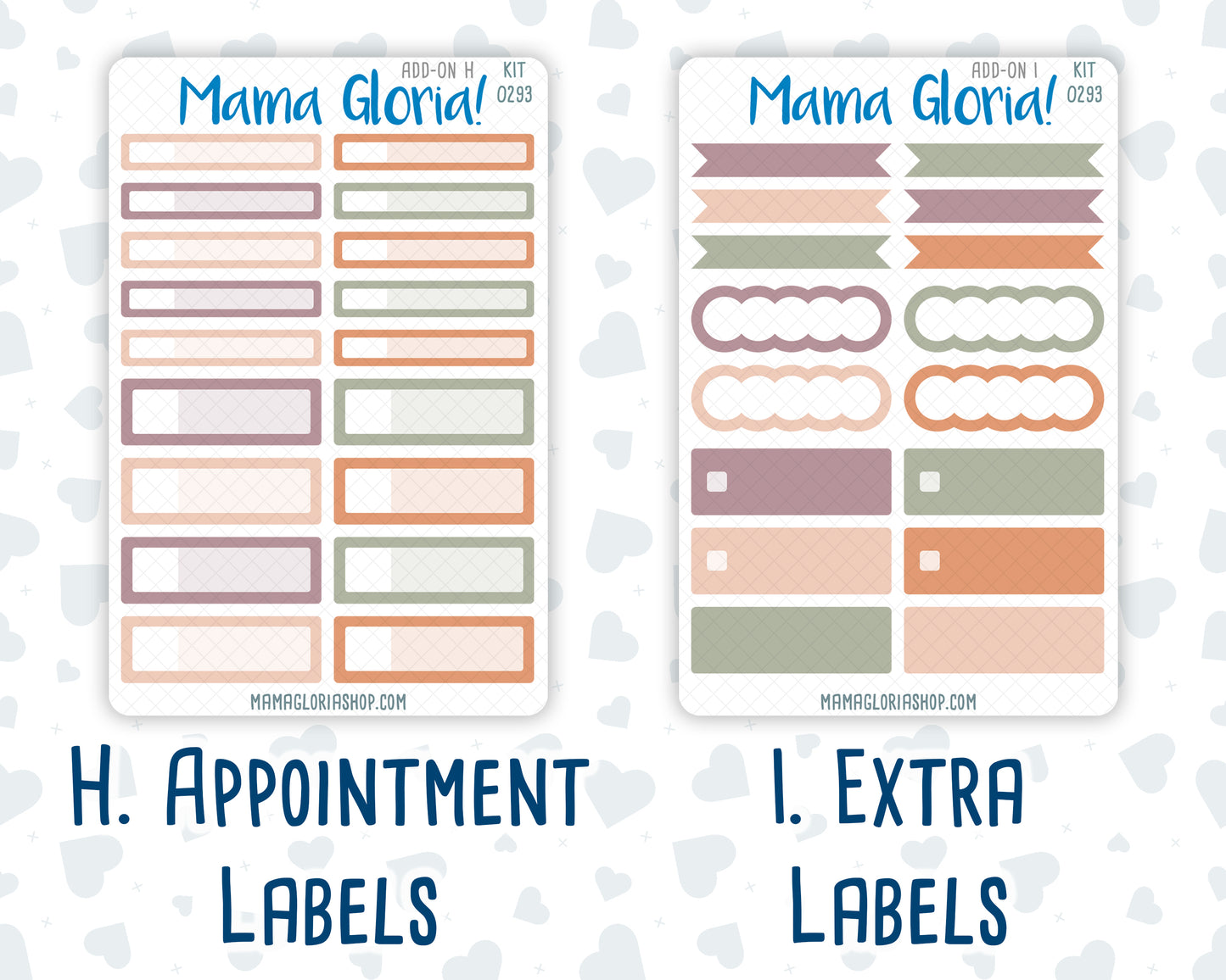 Kit 0293 - Add Ons - September - Fleur de Provence - Planner Stickers