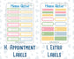 Kit 0260 - Add Ons - April - Pastel Egg Hunt - Planner Stickers