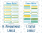 Kit 0227 - Add Ons - July - Lemon Grove - Planner Stickers