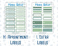 Kit 0264 - Add Ons - May - Spring Walk - Planner Stickers