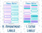 Kit 0230 - Add Ons - August - School Daze - Planner Stickers