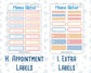 Kit 0270 - Add Ons - June - Beachside Bliss - Planner Stickers