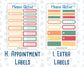Kit 0271 - Add Ons - June - Strawberry Shore - Planner Stickers