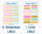 Kit 0223 - Add Ons - June - Route 66 - Planner Stickers
