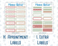 Kit 0244 - Add Ons - December - Santas Village - Planner Stickers