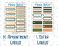 Kit 0242 - Add Ons - November - Cottage Autumn - Planner Stickers