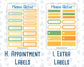 Kit 0277 - Add Ons - August - Sunflower Drama Club - Planner Stickers