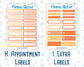 Kit 0241 - Add Ons - November - Pumpkin Latte - Planner Stickers