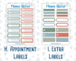 Kit 0245 - Add Ons - December - Vintage Christmas - Planner Stickers