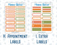 Kit 0233 - Add Ons - September - Cinnamon Days - Planner Stickers