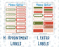 Kit 0231 - Add Ons - August - Backyard BBQ - Planner Stickers