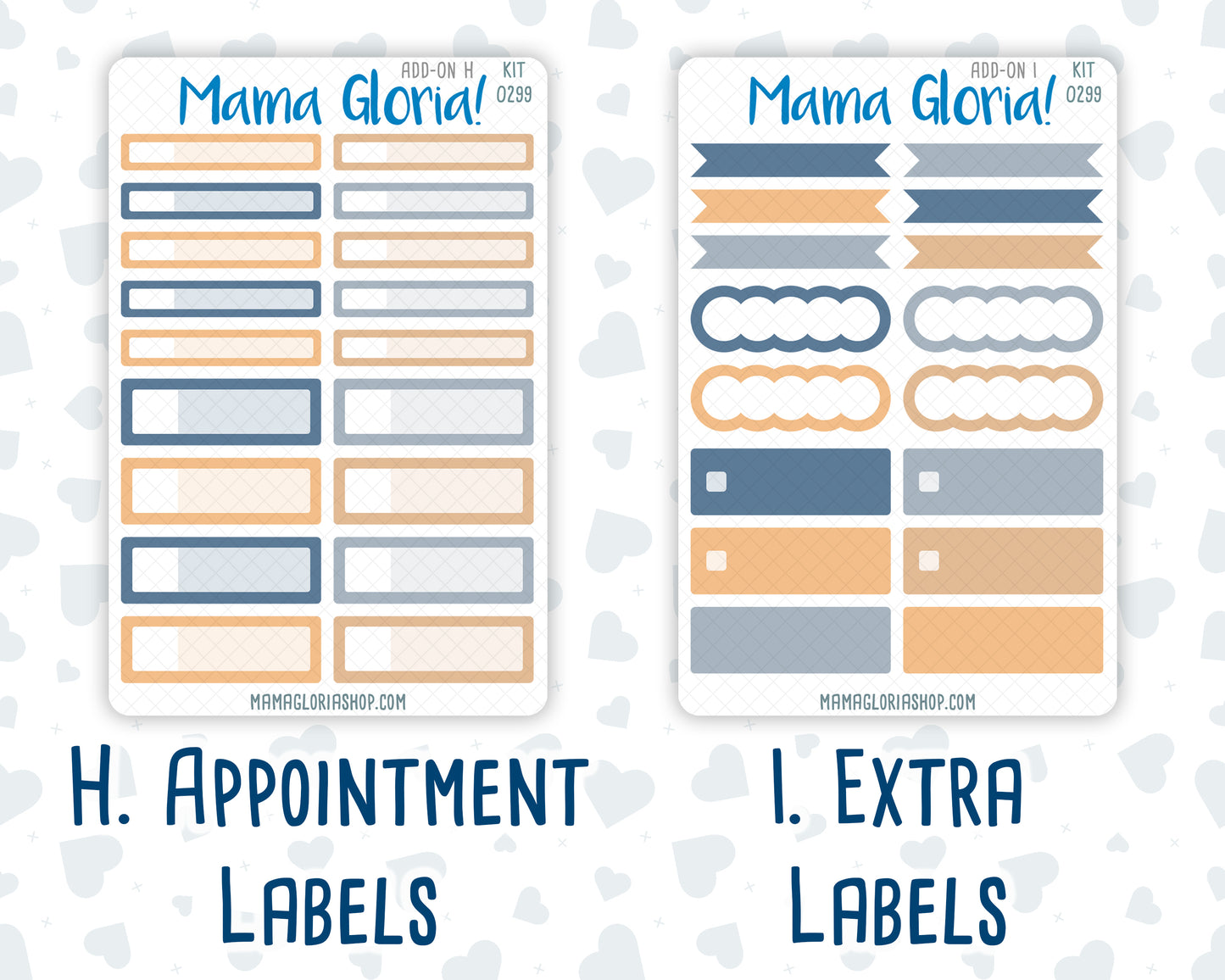 Kit 0299 - Add Ons - October - Book Nook - Planner Stickers