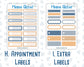 Kit 0299 - Add Ons - October - Book Nook - Planner Stickers