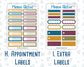 Kit 0304 - Add Ons - November - Autumn In Bloom - Planner Stickers