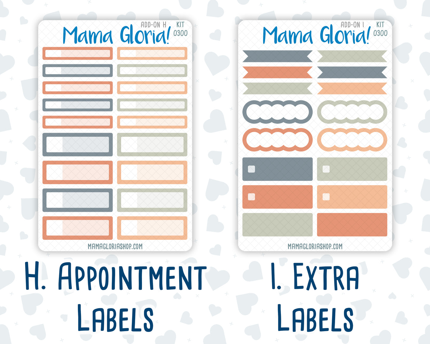 Kit 0300 - Add Ons - October - Autumn Stroll - Planner Stickers