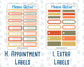 Kit 0239 - Add Ons - October - October Stroll - Planner Stickers