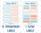 Kit 0251 - Add Ons - January - Pine & Paws - Planner Stickers