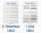 Kit 0250 - Add Ons - Quiet January - Planner Stickers