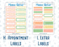 Kit 0228 - Add Ons - August - Just Peachy - Planner Stickers