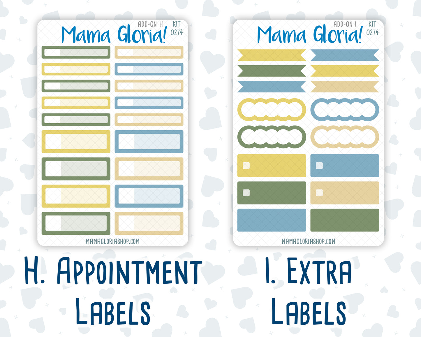 Kit 0274 - Add Ons - July - Sunny Lemon Shore - Planner Stickers