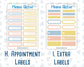 Kit 0265 - Add Ons - May - Honeybee Sky - Planner Stickers