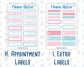 Kit 0246 - Add Ons - December - Gingerbread Sweets - Planner Stickers