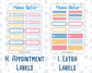Kit 0305 - Add Ons - December - Sugarplum Parade - Planner Stickers