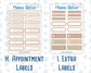 Kit 0301 - Add Ons - November - Sunday Comfort - Planner Stickers