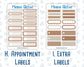 Kit 0303 - Add Ons - November - Into The Woods - Planner Stickers