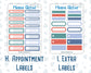 Kit 0247 - Add Ons - December - Snow Day Adventures - Planner Stickers