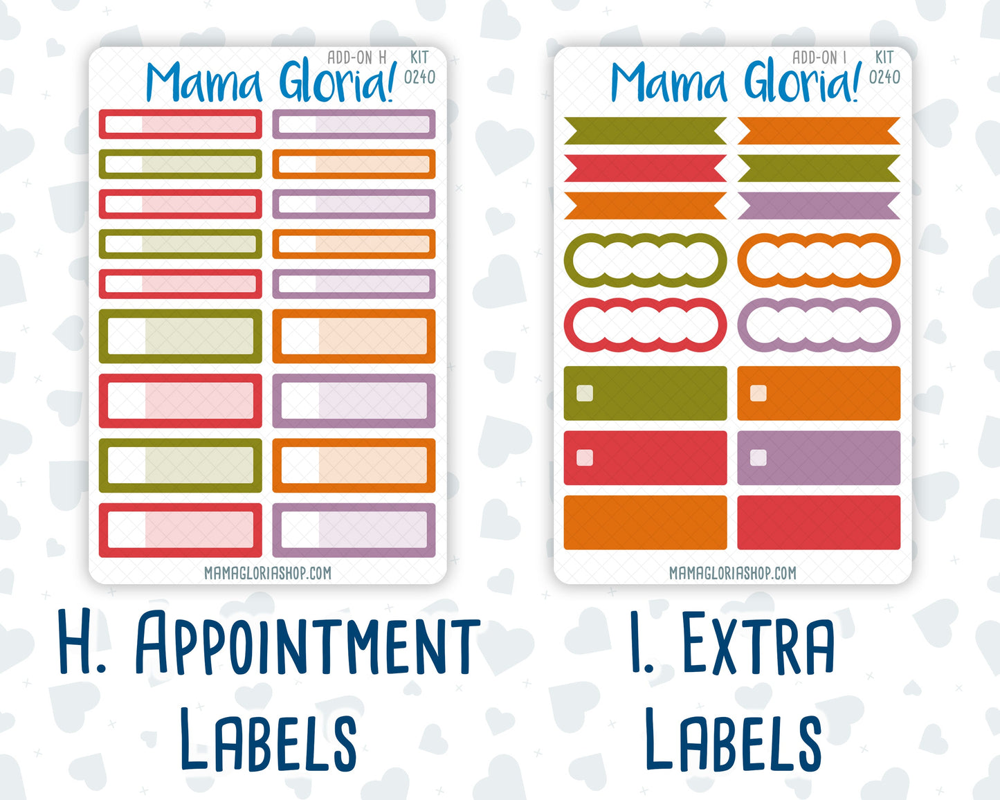 Kit 0240 - Add Ons - November - Cozy Thanksgiving - Planner Stickers