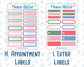 Kit 0306 - Add Ons - December - Jolly Mischief - Planner Stickers