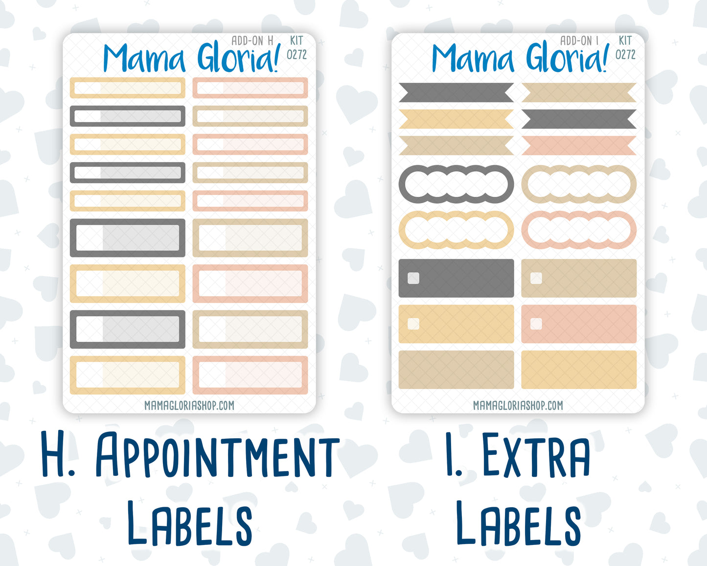 Kit 0272 - Add Ons - May - Graduation - Planner Stickers