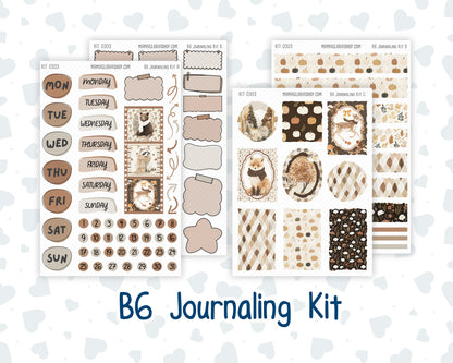 Kit 0303 - B6 - For Sterling Ink And More - Journaling Daily Kit - November - Into The Woods